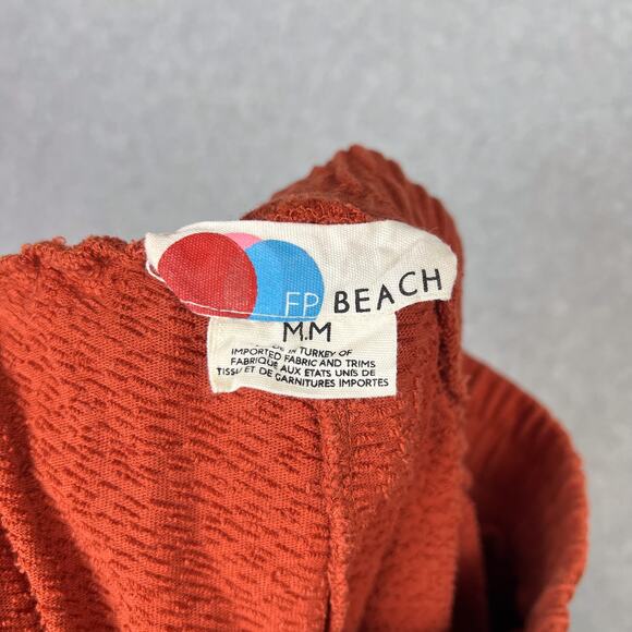 Free People Beach Don't Kill My Vibe Pants in Bronze Size Medium - Picture 13 of 14